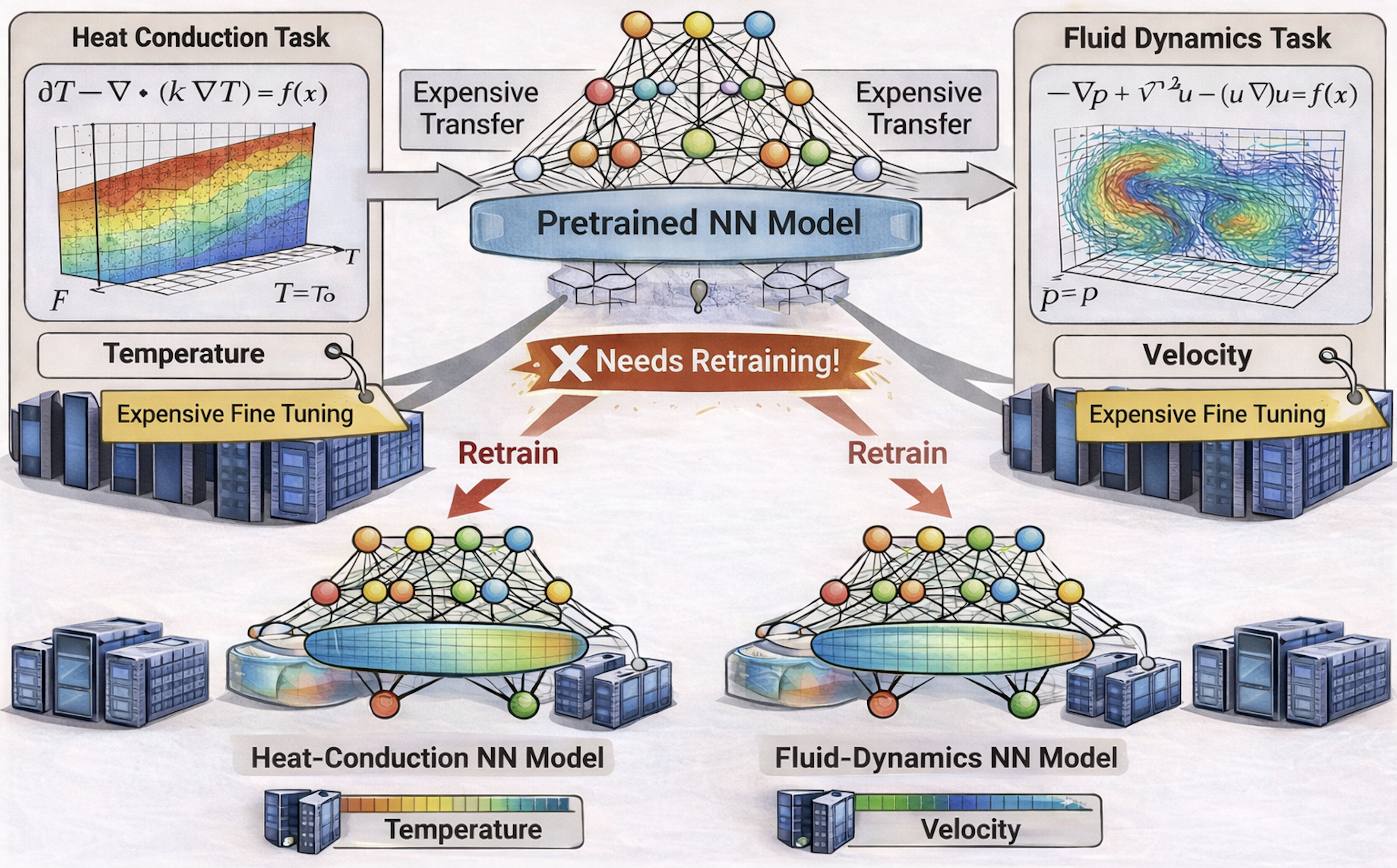 The image describing expensive fine tuning